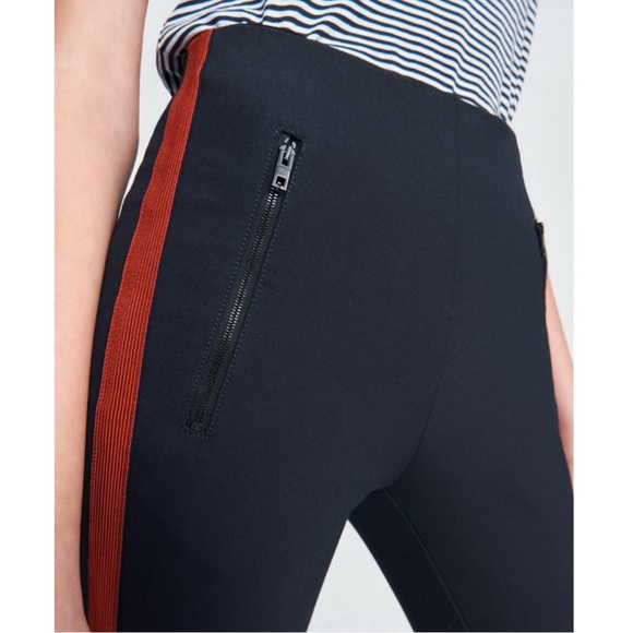 Rag & Bone Simone Pants in Equestrian Stretch in Navy - Picture 9 of 11